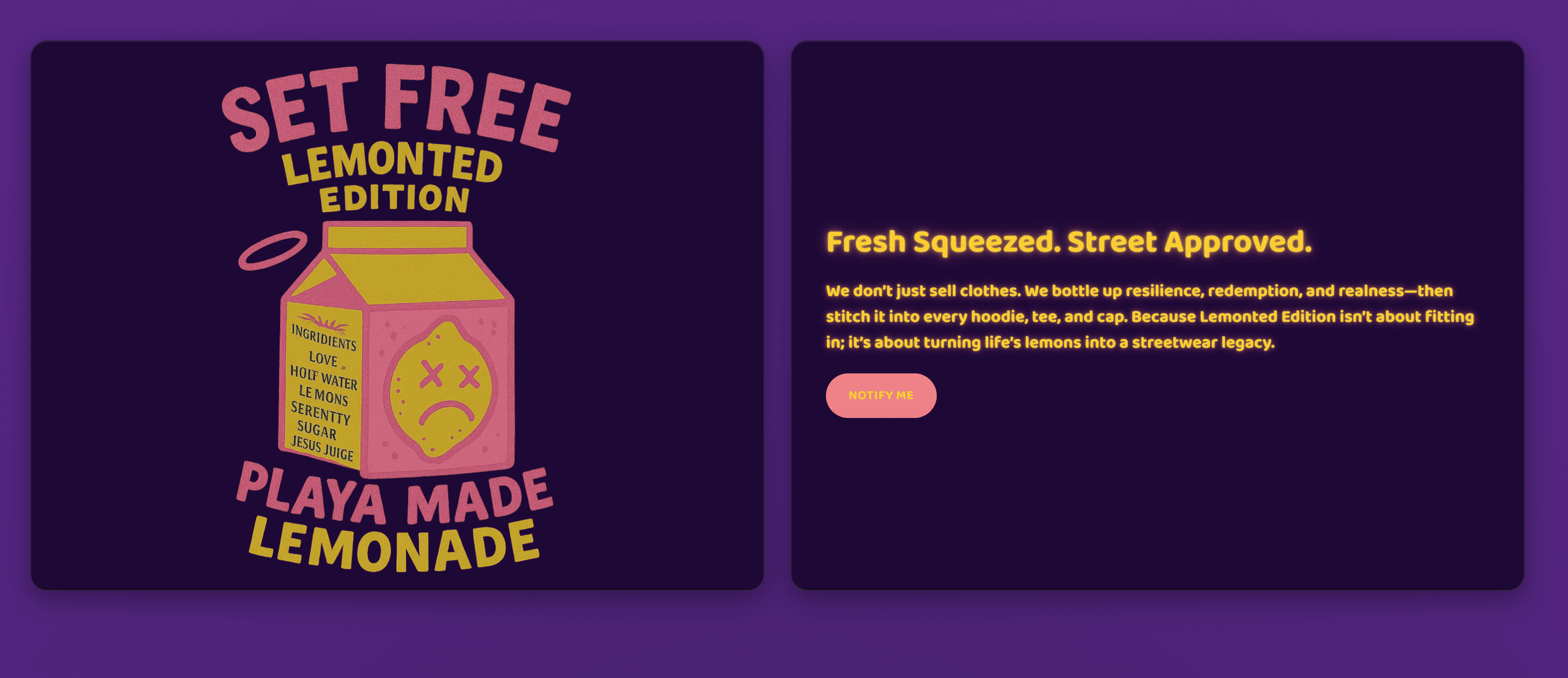 Lemonted Edition – About