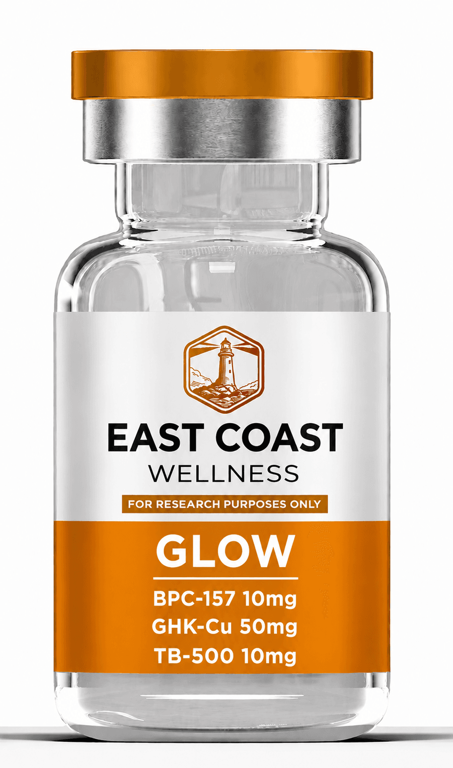 GLOW product bottle from the East Coast Wellness catalog